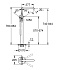Смеситель для ванны GROHE Essence New 23491A01 чёрный
