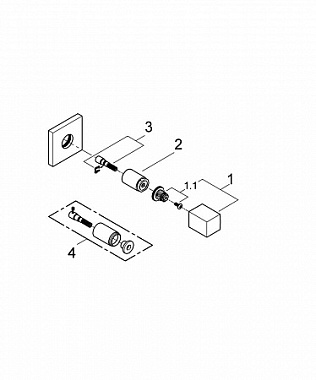 Вентиль запорный GROHE 19910000