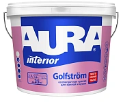 Краска универсальная матовая Aura(Eskaro) Golfstrom Белый основа A 2,7л