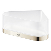 Полка в ванную угловая GROHE Selection 41038BE0 1-ярусная 16,8х16,8см хром