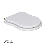 Сиденье для унитаза CAPRIGO KFe-BB-B231 с микролифтом