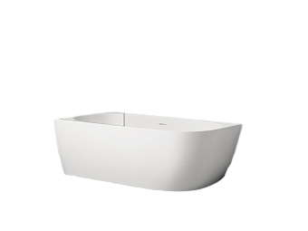 Ванна каменная SALINI SOFIA 102525MRF S-Stone матовая 170х85см пристенная