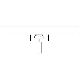 Магнитный трековый светильник Maytoni Focus LED TR019-2-15W3K-B 13,8Вт LED чёрный