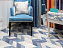 Пробковый пол CORKSTYLE CHEVRON-LOCK 1235х305х10мм Chevron Blue Chevron Blue 1,883кв.м