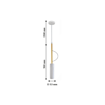 Светильник подвесной Favourite Tube 2108-1P 5Вт LED