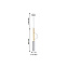 Светильник подвесной Favourite Tube 2108-1P 5Вт LED