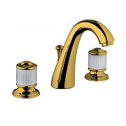 Смеситель для раковины Bongio Cristallo 04501OR00 золото