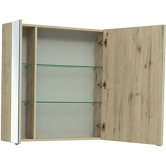 Шкаф зеркальный AQUANET Алвита New 277545 17х100х85см без подсветки