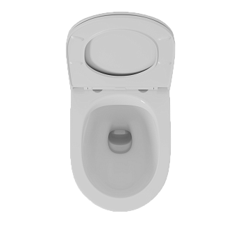 Унитаз подвесной D&K Matrix DT1396016 безободковый с микролифтом