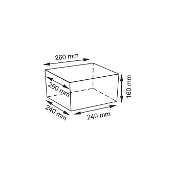 Корзина для белья WASSERKRAFT Alme WB-150-S коричневый 10л