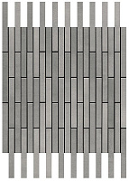 Керамическая мозаика Atlas Concord Италия Blaze A0UU Aluminium Mosaico Twin 36,1х29,4см 0,636кв.м.