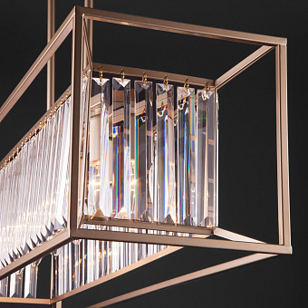 Люстра хрустальная Eurosvet Ostiniya 3299/6 хром/прозрачный хрусталь Strotskis 60Вт 6 лампочек E14