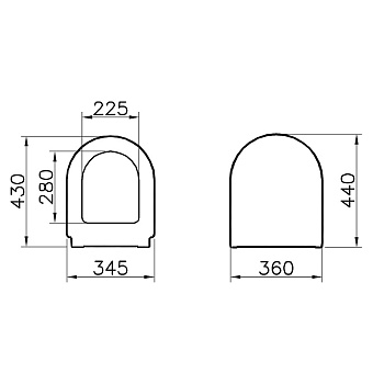 Сиденье для унитаза VITRA 94-003-009 с микролифтом