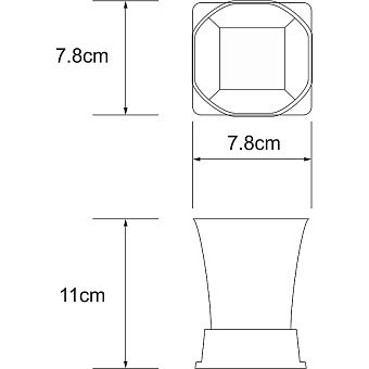 Стакан в ванную WASSERKRAFT Amper K-5428 хром