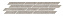 Декор KERAMA MARAZZI Риккарди T036\SG6537 серый светлый матовый 9,8х46,8см 0,72кв.м.