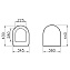 Сиденье для унитаза VITRA 94-003-009 с микролифтом