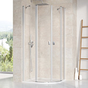 Угловое ограждение RAVAK Chrome CSKK0 3Q140U00Z1 195х80см стекло металл