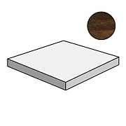 Плитка для ступеней Atlas Concord Италия Etic ANAJ Palissandro Scalino Angolare DX 22,5х22,5см 0,051кв.м. матовая