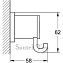 Крючок GROHE Allure 40284000 хром