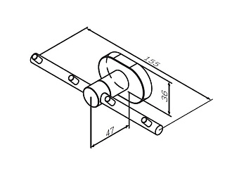 Крючок AM-PM Sense L A7435900 хром