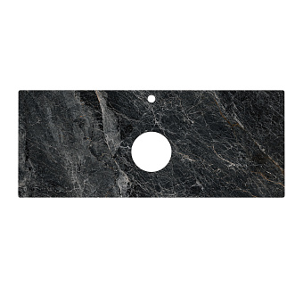 Столешница KERAMA MARAZZI Plaza Classic PL1.VT93.120 Керамогранит 120х48см Риальто тёмный серый лаппатированный