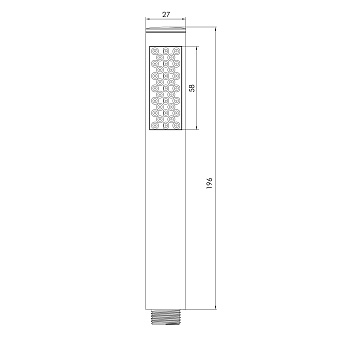 Душевой комплект IMPRESE Brenta ZMK071901100 хром (матовый)