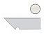 Плинтус Atlas Concord Италия MARVEL STONE ATEJ Bianco Dolomite Battiscopa Sag. SX 30х7,2см 0,259кв.м.