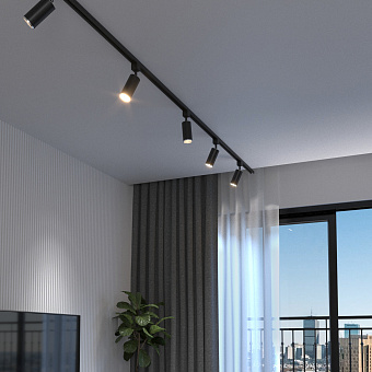 Трековый светильник Elektrostandard Svit a048166 MRL 1013 40Вт GU10 хром для однофазного трека