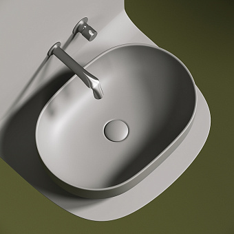 Раковина накладная Ceramica Nova ELEMENT CN6047MH 60х41,5см