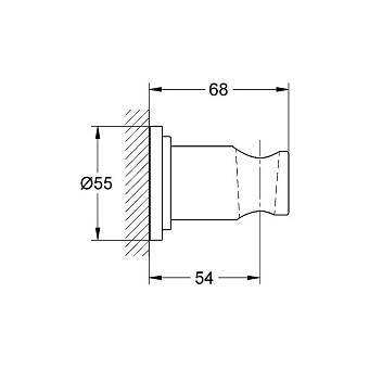 Держатель для душа GROHE 28690000 хром