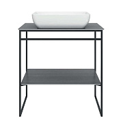 Консоль под раковину KERAMA MARAZZI Plaza PL.N.80.01-BLK.M матовый чёрный