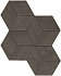 Керамическая мозаика Atlas Concord Италия Mark AM2O Tobacco Mosaico Esagono 30х35см 0,42кв.м.