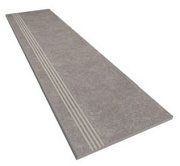 Плитка для ступеней ESTIMA Luna Steptrade/LN02_NS/30x120x10 серый 120х30см 0,36кв.м. матовая