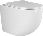Унитаз приставной Ceramica Nova MIA CN1810 безободковый с микролифтом