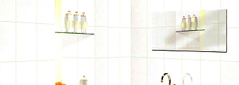 Настенная плитка KERAMA MARAZZI 6600 Белая блестящая 25х40см 1,1кв.м. глянцевая