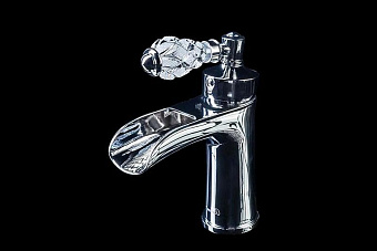 Смеситель для раковины Boheme Vogue Crystal 221-CRST хром