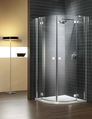 Угловое ограждение RADAWAY Almatea PDD 100 195х100см стекло коричневое
