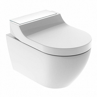 Унитаз с функцией биде GEBERIT Tuma Comfort 146.294.SI.1 с микролифтом