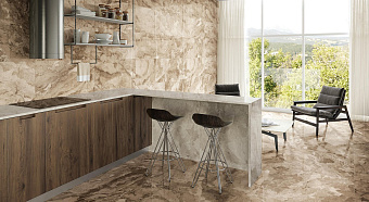 Полированный керамогранит FAP CERAMICHE Kamu fPCG Beige Brillante 90х90см 1,62кв.м.