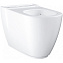 Унитаз напольный GROHE Essence 3957200H безободковый без сиденья
