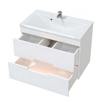 Тумба с раковиной MIRSANT Аура УТ000068759 44х79х60см