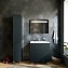 Пенал напольный AM-PM GEM M90CSR0306GM 32х30х190см графит
