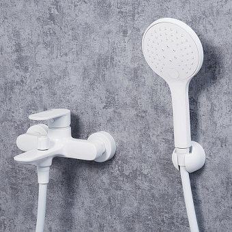 Смеситель для ванны WASSERKRAFT Mindel 8501 белый (матовый)