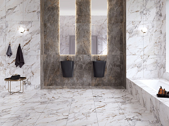 Лаппатированный керамогранит VITRA Marble-X K949750LPR01VTEP Аугустос Тауп 60х120см 2,16кв.м.