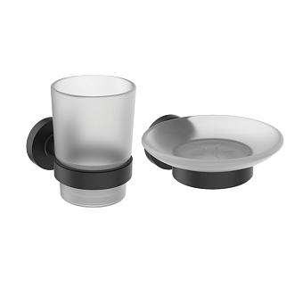 Набор аксессуаров для ванной IDEAL STANDARD IOM BL002XG Silk Black 2 предметов