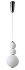 Светильник подвесной CRYSTAL LUX DESI DESI SP3 CHROME/WHITE 12Вт LED