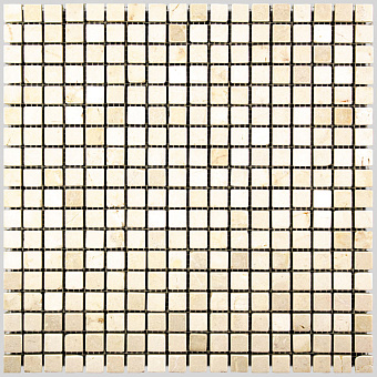 Мозаика Mir Mosaic i-Tile 4M025-15T бежевый мрамор 29,8х29,8см 0,44кв.м.