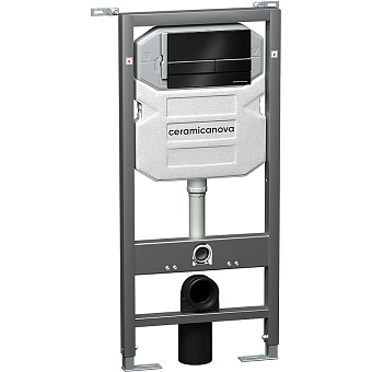 Комплект для установки подвесного унитаза Ceramica Nova Envision/ Flat CN1002B с панелью смыва