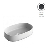 Раковина накладная ArtCeram Cognac COL003 98 00 55х35см