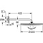 Верхний душ GROHE Rainshower Cosmopolitan 26255000 хром